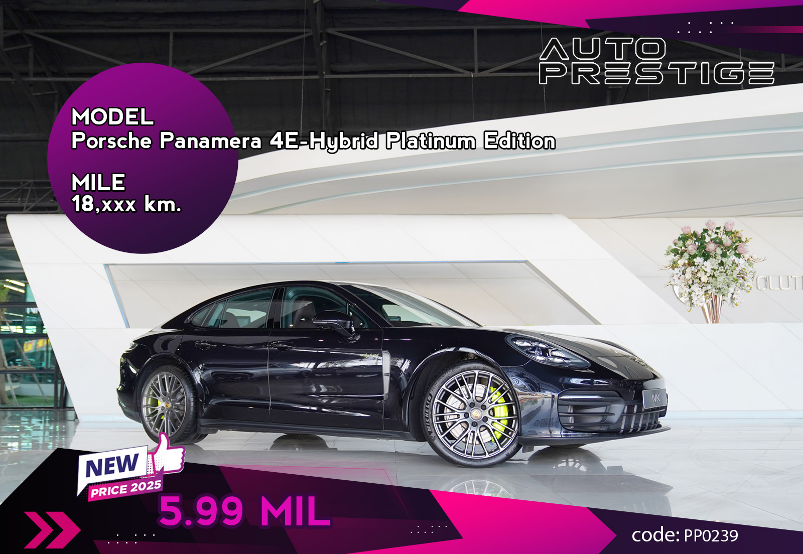 Porsche Panamera 4E-Hybrid Platinum Edition Other Brand